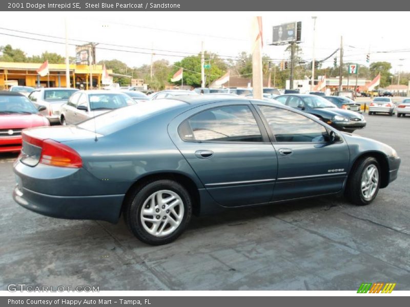 Steel Blue Pearlcoat / Sandstone 2001 Dodge Intrepid SE