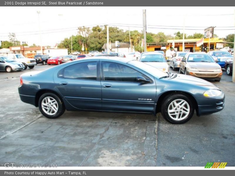 Steel Blue Pearlcoat / Sandstone 2001 Dodge Intrepid SE