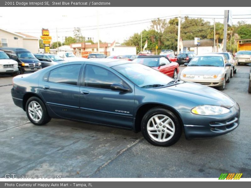 Steel Blue Pearlcoat / Sandstone 2001 Dodge Intrepid SE