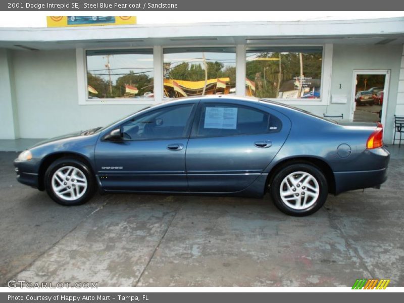 Steel Blue Pearlcoat / Sandstone 2001 Dodge Intrepid SE