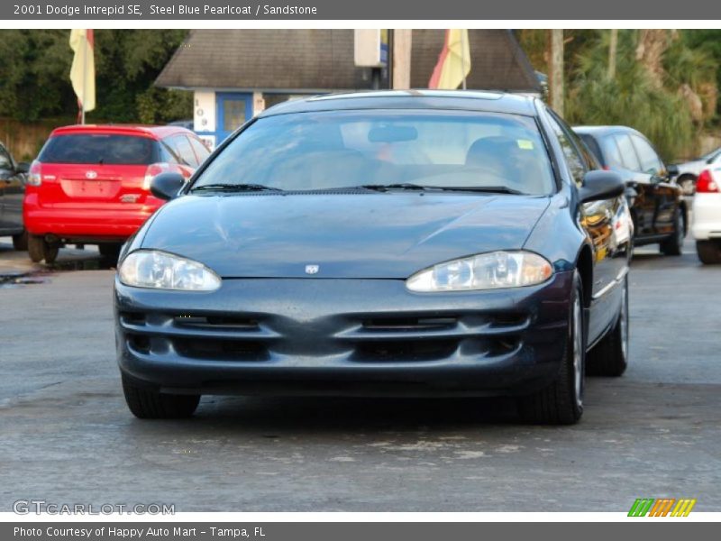 Steel Blue Pearlcoat / Sandstone 2001 Dodge Intrepid SE