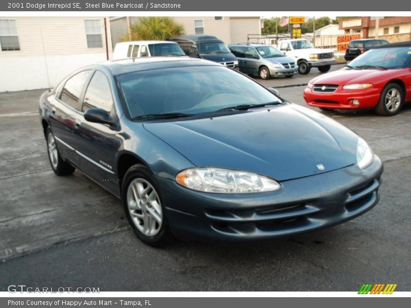 Steel Blue Pearlcoat / Sandstone 2001 Dodge Intrepid SE