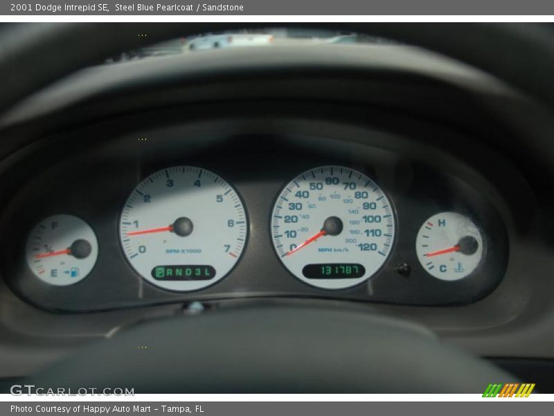 Steel Blue Pearlcoat / Sandstone 2001 Dodge Intrepid SE