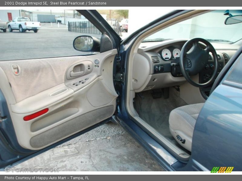 Steel Blue Pearlcoat / Sandstone 2001 Dodge Intrepid SE