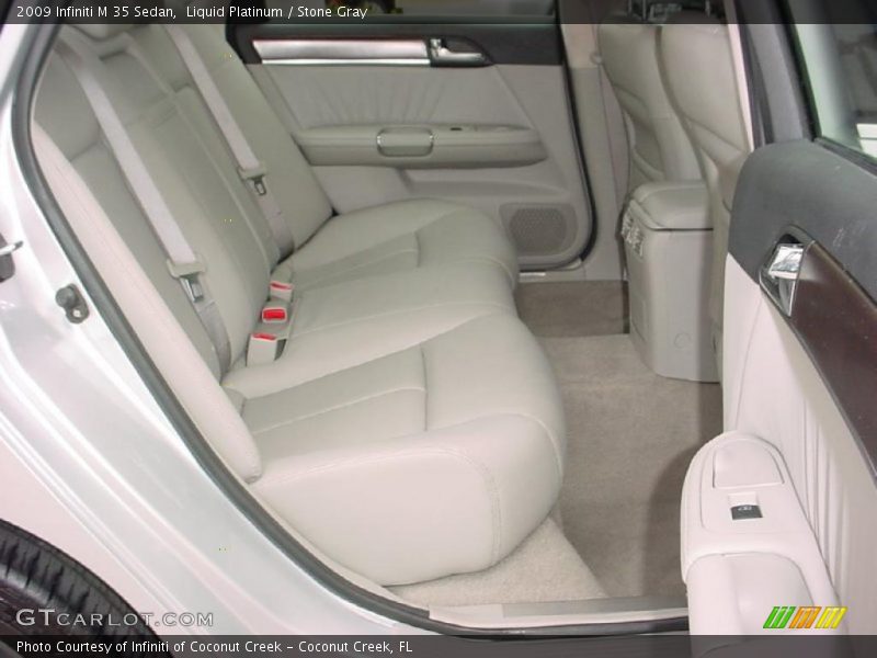 Liquid Platinum / Stone Gray 2009 Infiniti M 35 Sedan