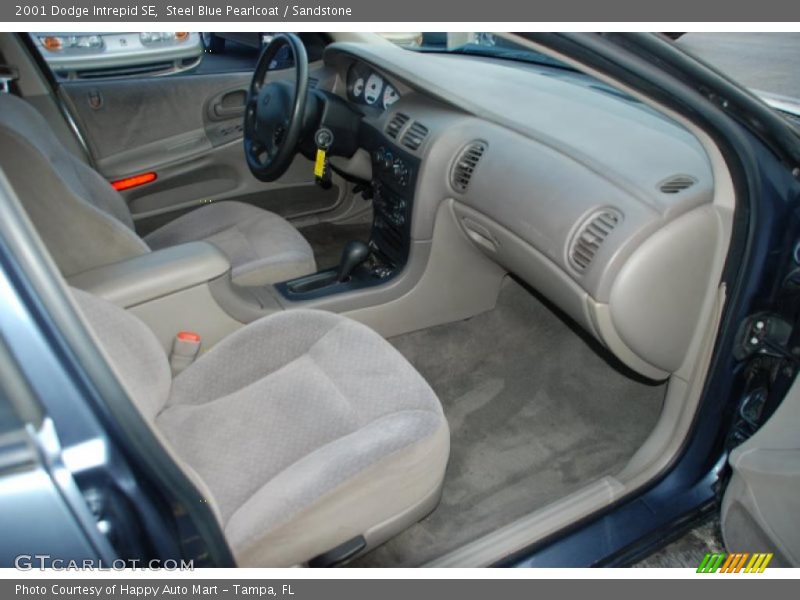 Steel Blue Pearlcoat / Sandstone 2001 Dodge Intrepid SE