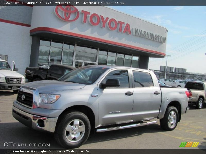 Silver Sky Metallic / Graphite Gray 2007 Toyota Tundra SR5 TRD CrewMax 4x4