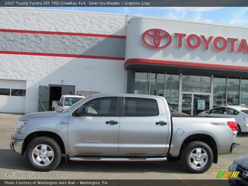 Silver Sky Metallic / Graphite Gray 2007 Toyota Tundra SR5 TRD CrewMax 4x4