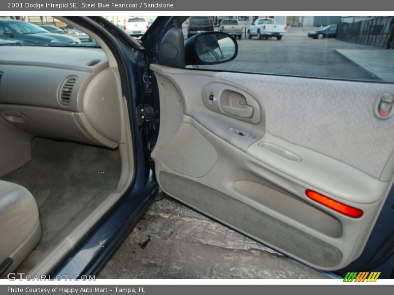 Steel Blue Pearlcoat / Sandstone 2001 Dodge Intrepid SE