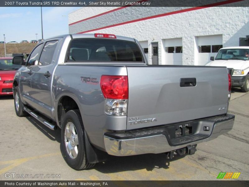 Silver Sky Metallic / Graphite Gray 2007 Toyota Tundra SR5 TRD CrewMax 4x4