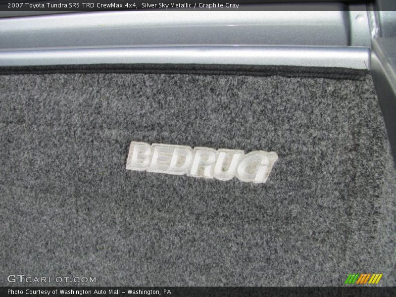 Silver Sky Metallic / Graphite Gray 2007 Toyota Tundra SR5 TRD CrewMax 4x4