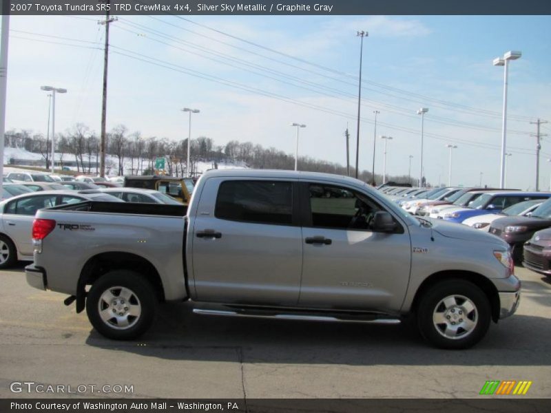 Silver Sky Metallic / Graphite Gray 2007 Toyota Tundra SR5 TRD CrewMax 4x4