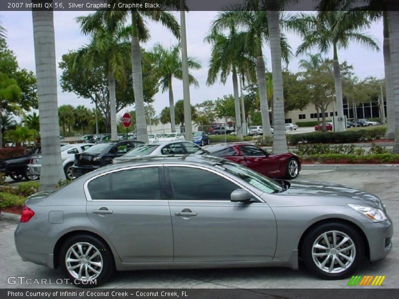 Silver Graphite / Graphite Black 2007 Infiniti QX 56