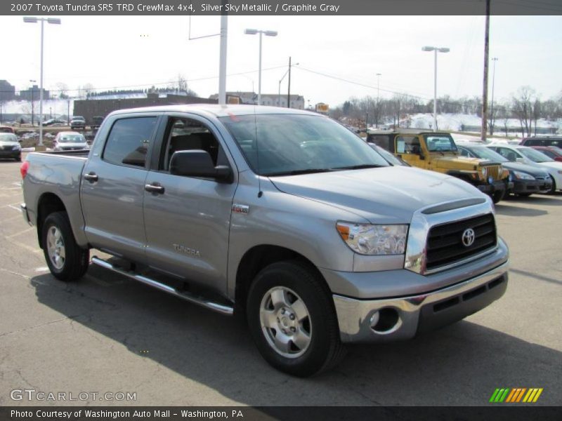 Silver Sky Metallic / Graphite Gray 2007 Toyota Tundra SR5 TRD CrewMax 4x4