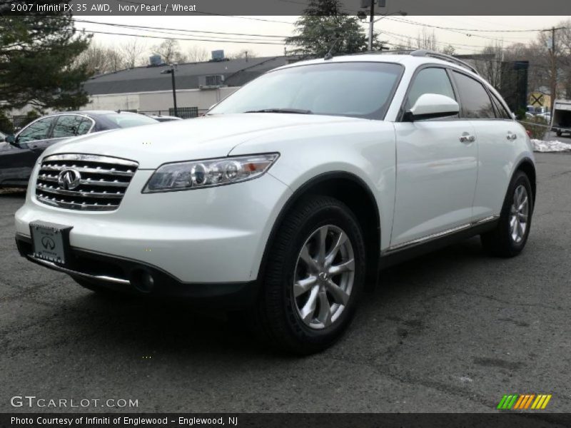 Ivory Pearl / Wheat 2007 Infiniti FX 35 AWD