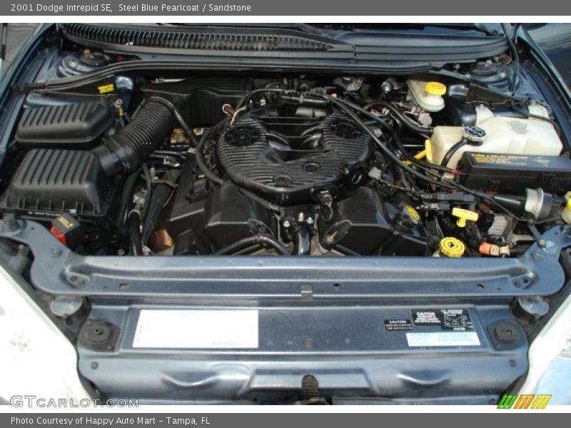 Steel Blue Pearlcoat / Sandstone 2001 Dodge Intrepid SE
