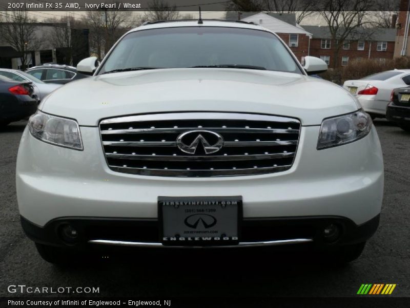 Ivory Pearl / Wheat 2007 Infiniti FX 35 AWD