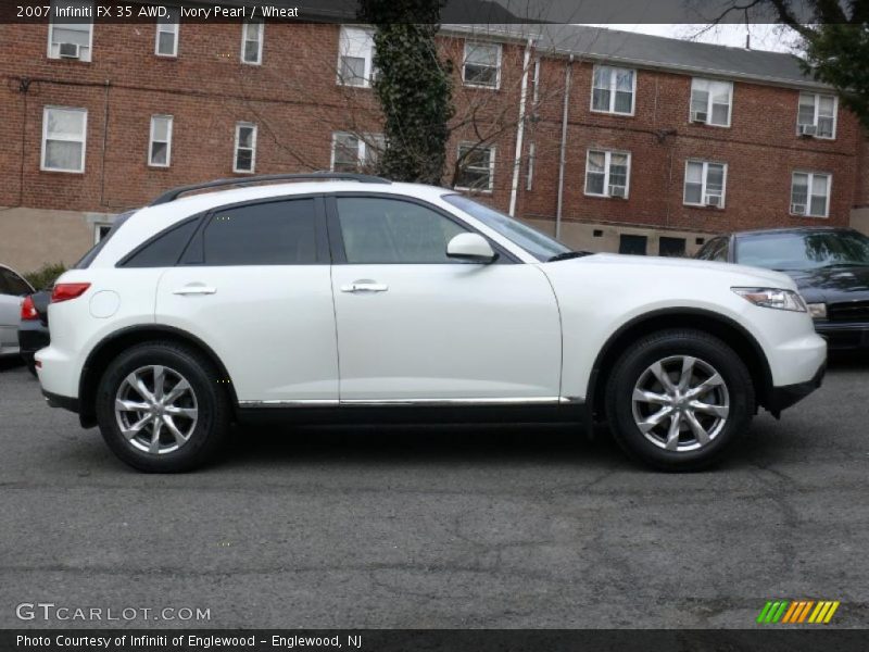 Ivory Pearl / Wheat 2007 Infiniti FX 35 AWD
