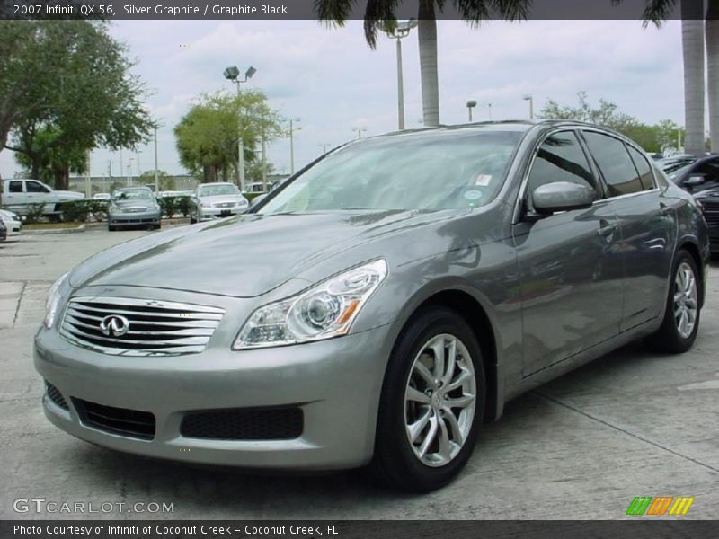 Silver Graphite / Graphite Black 2007 Infiniti QX 56