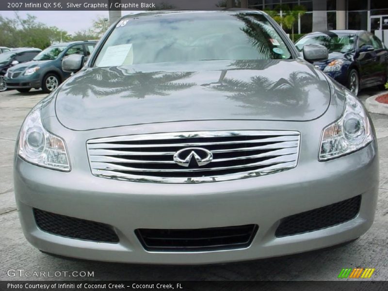 Silver Graphite / Graphite Black 2007 Infiniti QX 56