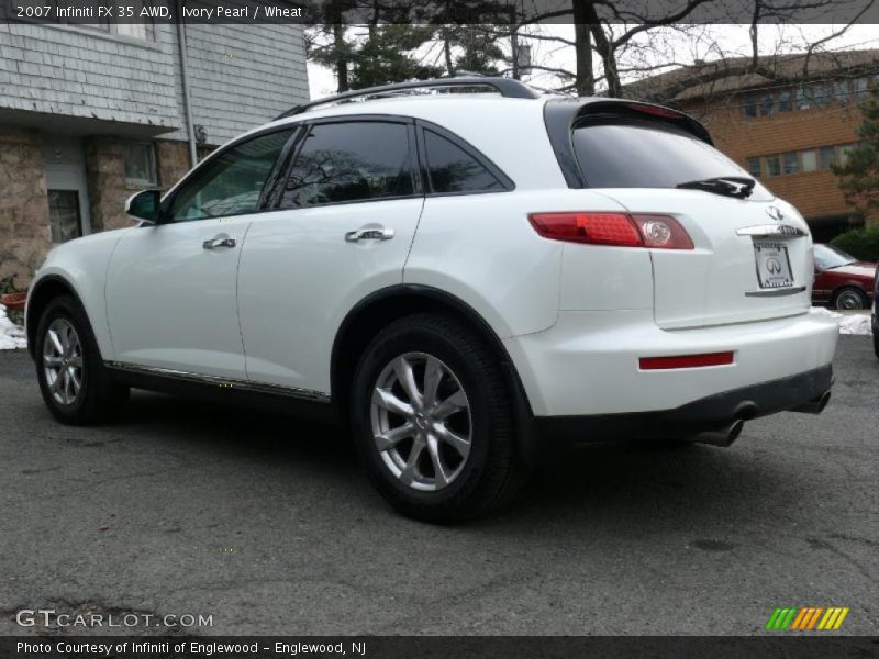 Ivory Pearl / Wheat 2007 Infiniti FX 35 AWD