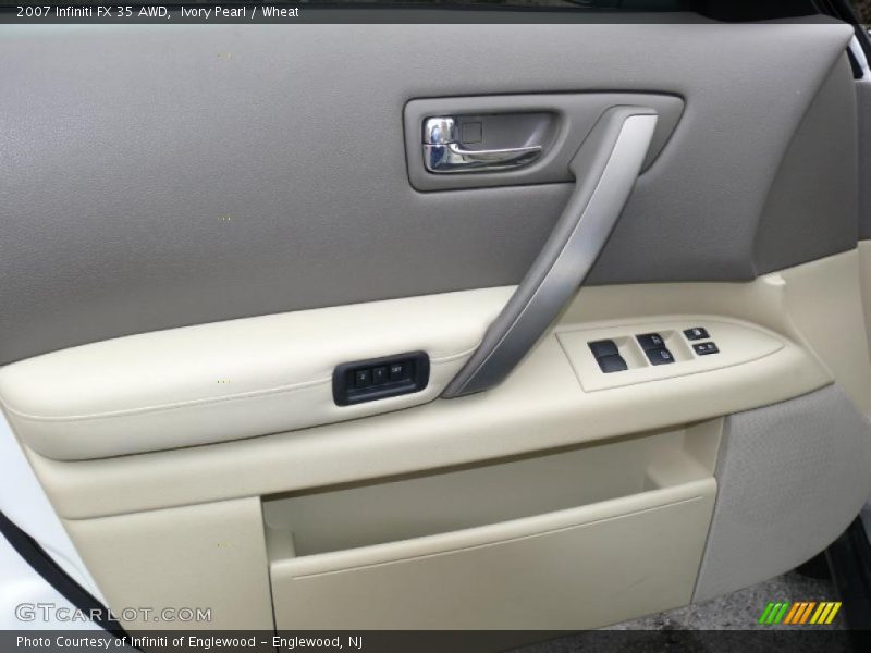 Ivory Pearl / Wheat 2007 Infiniti FX 35 AWD