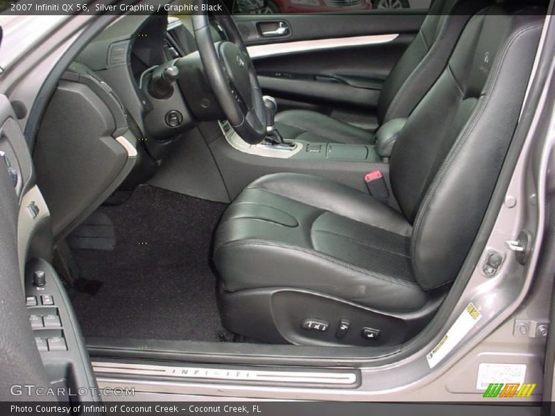 Silver Graphite / Graphite Black 2007 Infiniti QX 56