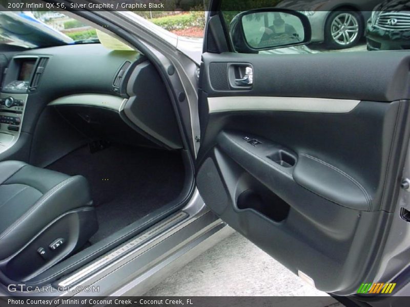 Silver Graphite / Graphite Black 2007 Infiniti QX 56