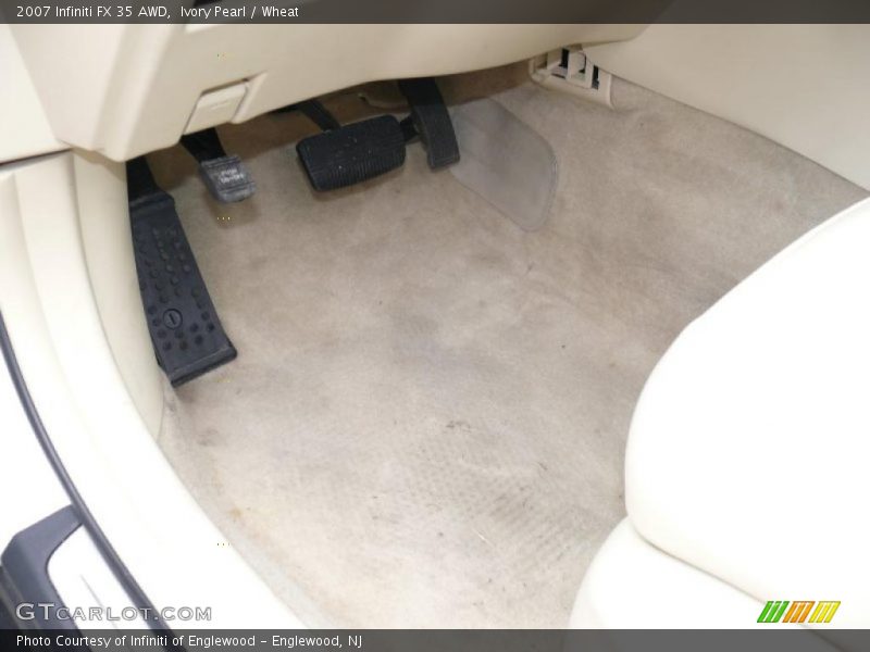 Ivory Pearl / Wheat 2007 Infiniti FX 35 AWD