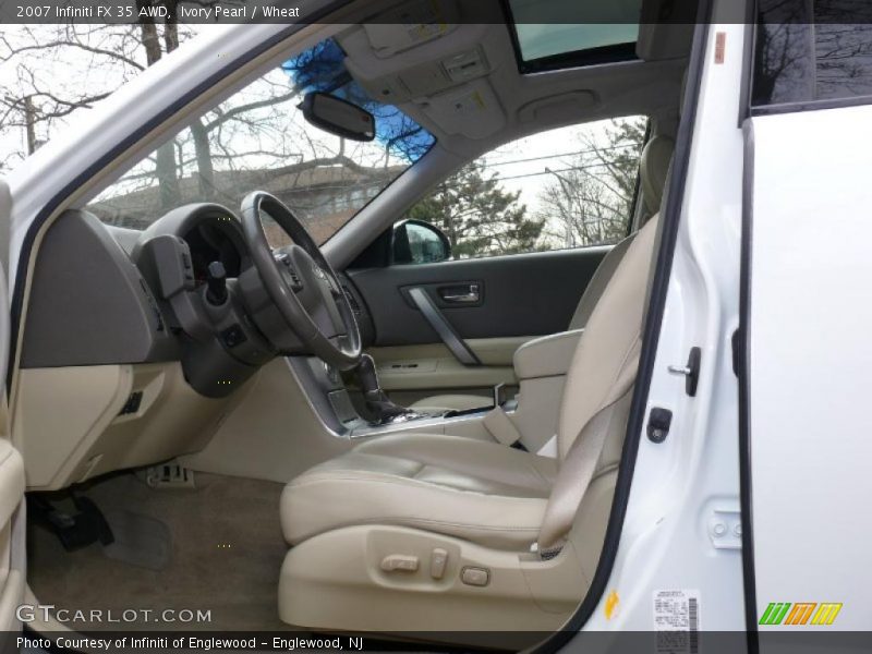 Ivory Pearl / Wheat 2007 Infiniti FX 35 AWD