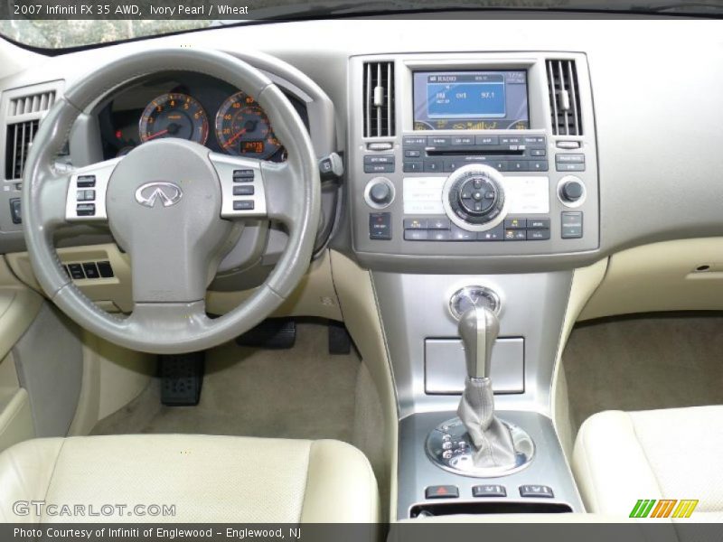Ivory Pearl / Wheat 2007 Infiniti FX 35 AWD