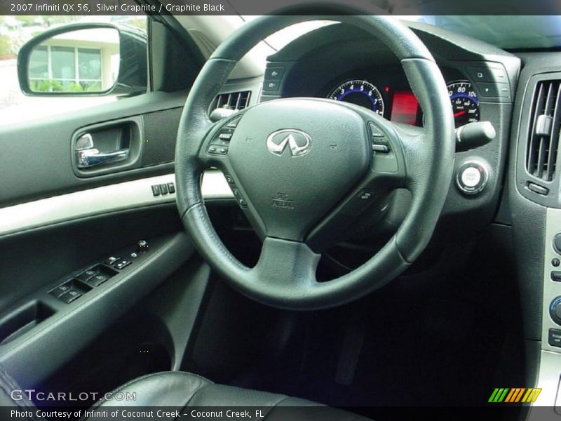 Silver Graphite / Graphite Black 2007 Infiniti QX 56