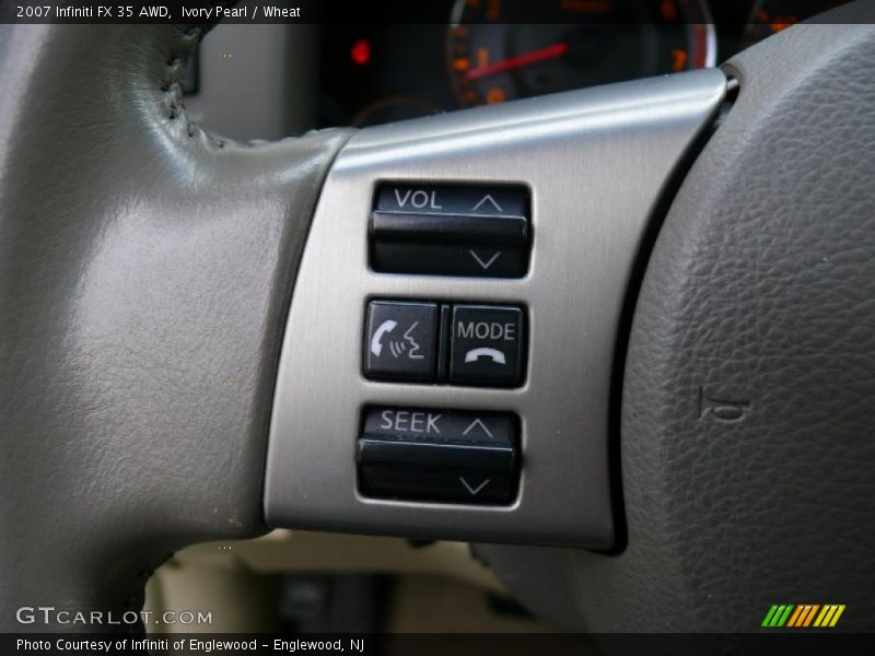 Ivory Pearl / Wheat 2007 Infiniti FX 35 AWD