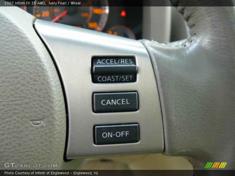 Ivory Pearl / Wheat 2007 Infiniti FX 35 AWD