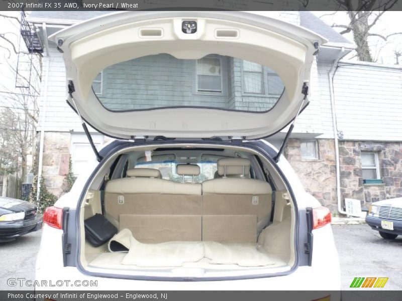 Ivory Pearl / Wheat 2007 Infiniti FX 35 AWD
