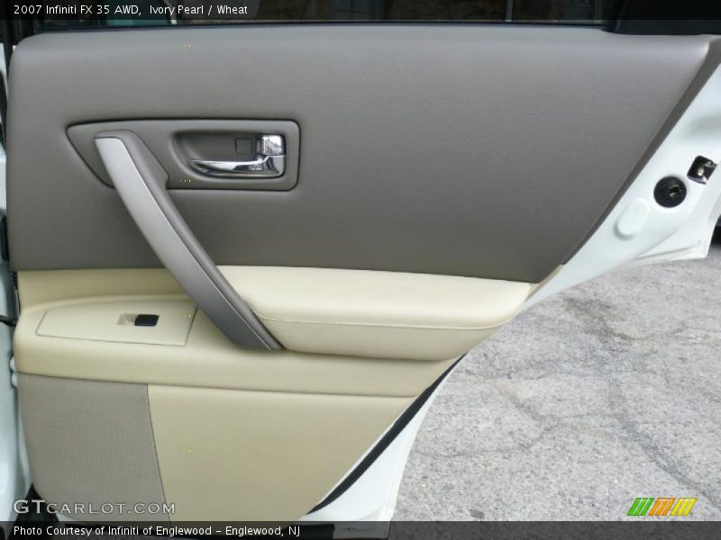 Ivory Pearl / Wheat 2007 Infiniti FX 35 AWD