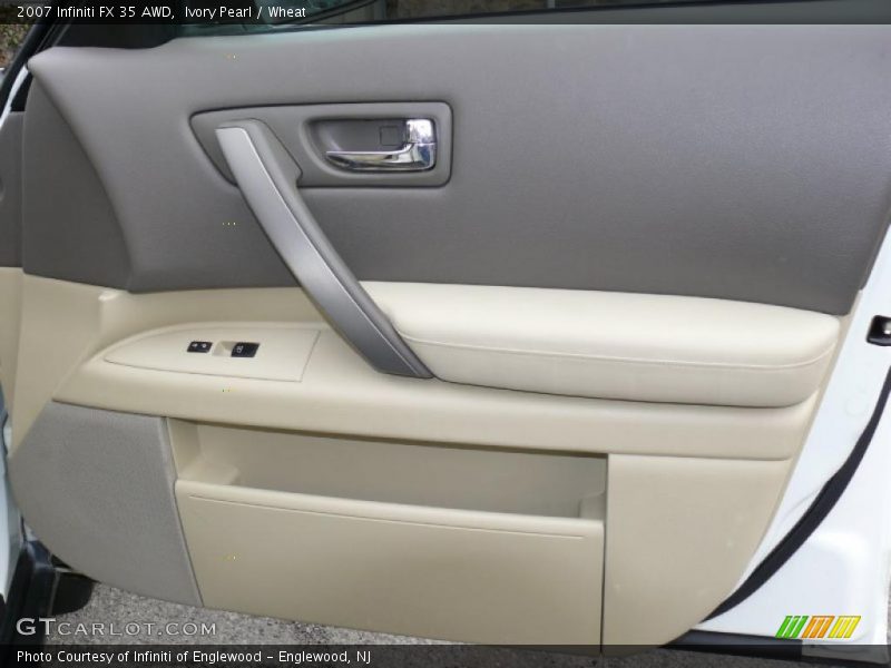 Ivory Pearl / Wheat 2007 Infiniti FX 35 AWD