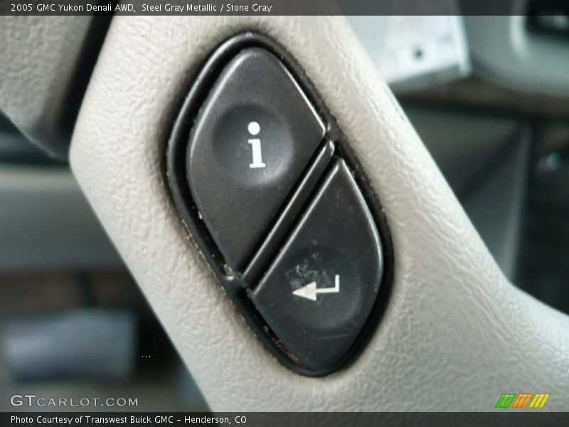 Steel Gray Metallic / Stone Gray 2005 GMC Yukon Denali AWD