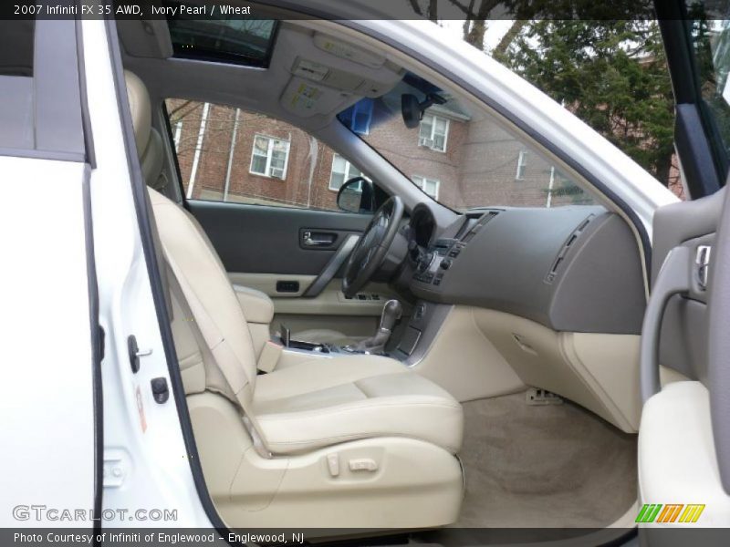 Ivory Pearl / Wheat 2007 Infiniti FX 35 AWD