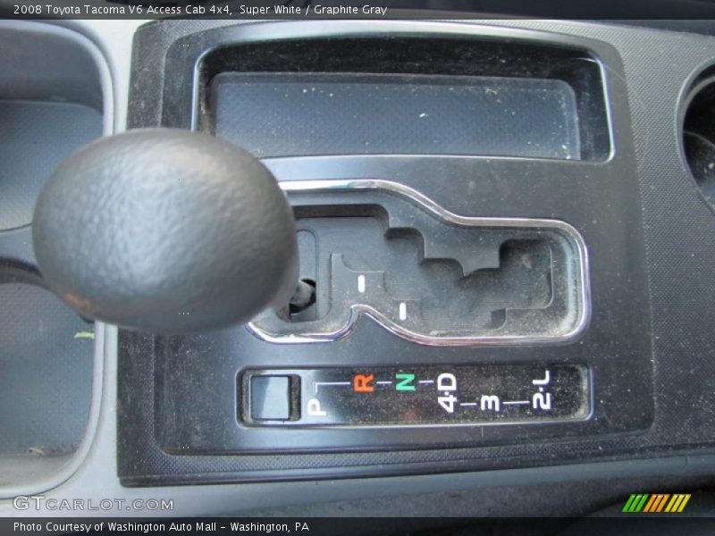 Super White / Graphite Gray 2008 Toyota Tacoma V6 Access Cab 4x4