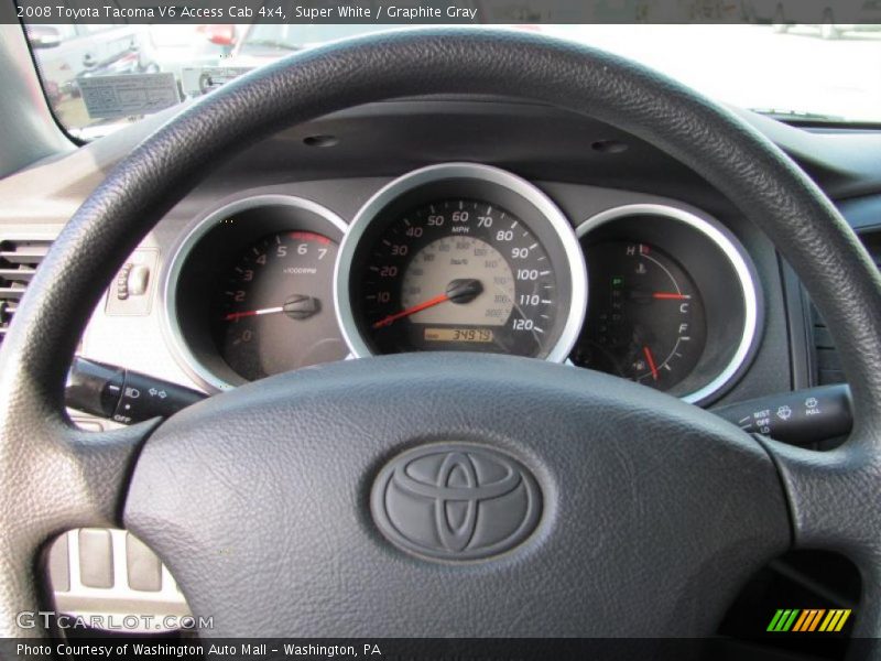 Super White / Graphite Gray 2008 Toyota Tacoma V6 Access Cab 4x4