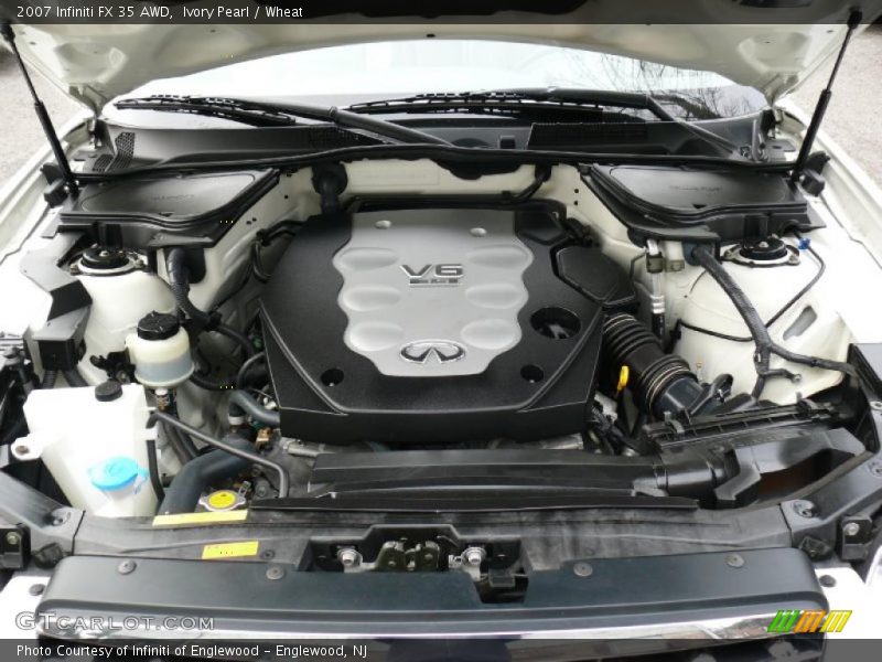 Ivory Pearl / Wheat 2007 Infiniti FX 35 AWD