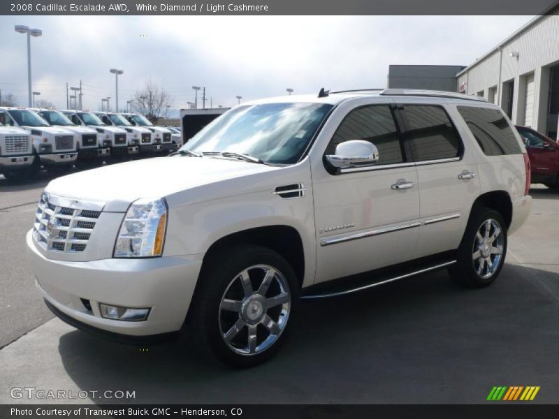 White Diamond / Light Cashmere 2008 Cadillac Escalade AWD