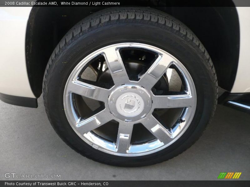 White Diamond / Light Cashmere 2008 Cadillac Escalade AWD