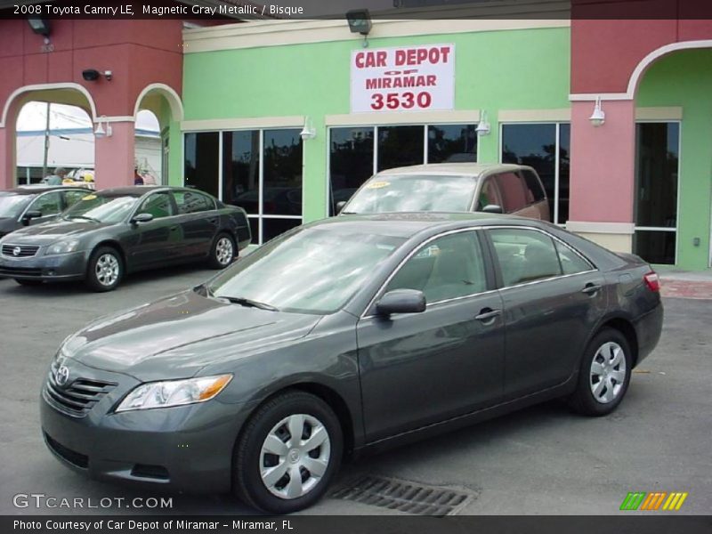 Magnetic Gray Metallic / Bisque 2008 Toyota Camry LE