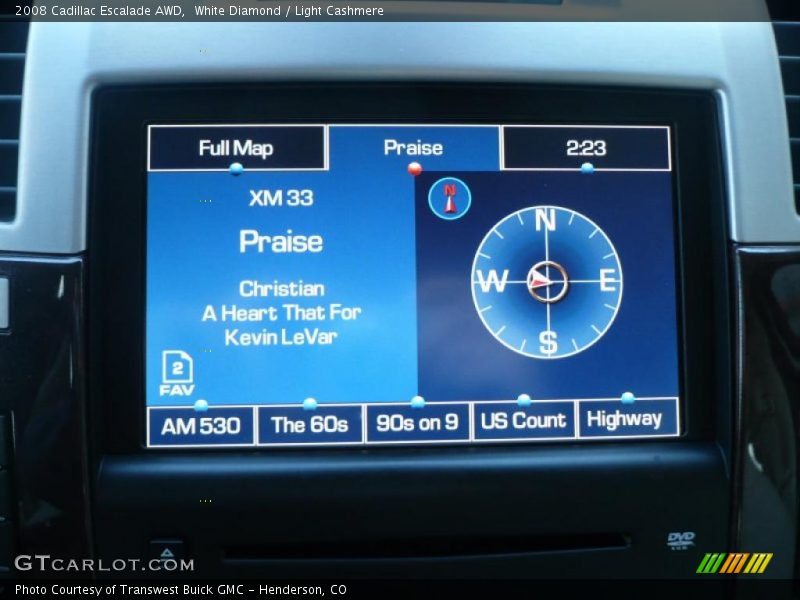 White Diamond / Light Cashmere 2008 Cadillac Escalade AWD