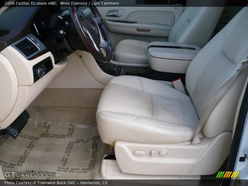 White Diamond / Light Cashmere 2008 Cadillac Escalade AWD