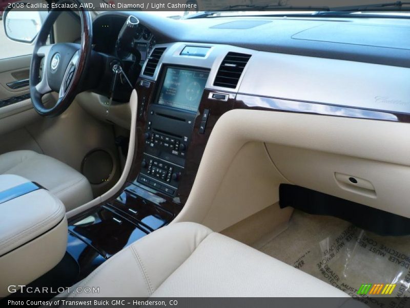 White Diamond / Light Cashmere 2008 Cadillac Escalade AWD