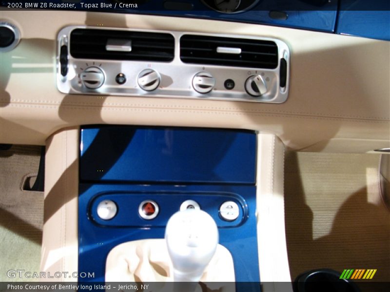 Topaz Blue / Crema 2002 BMW Z8 Roadster