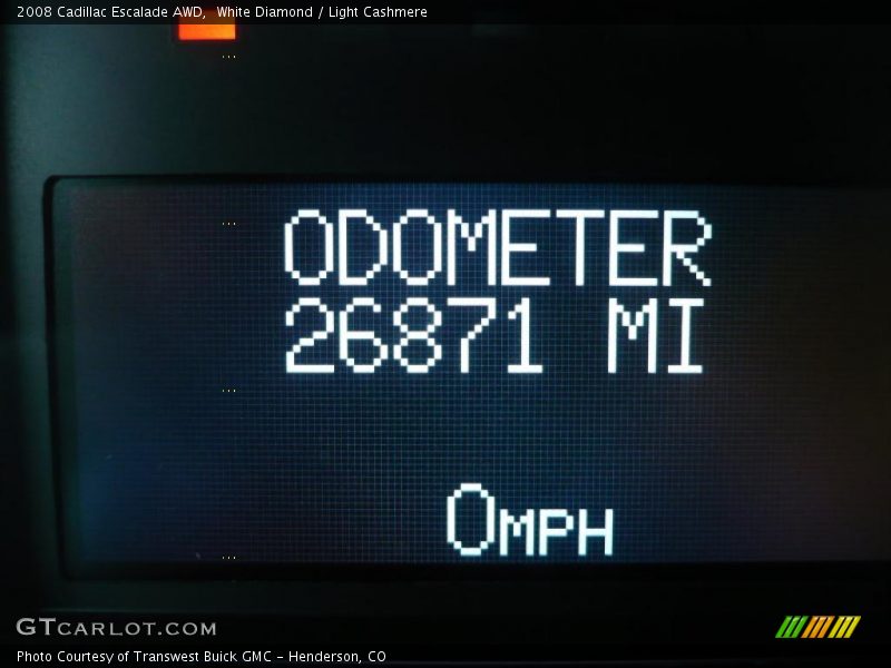 White Diamond / Light Cashmere 2008 Cadillac Escalade AWD